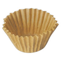 ヤマコー クックペーパーカップ 未晒 4F 500枚入 63140 1セット(500枚)（直送品）