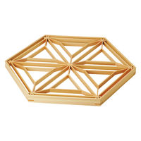 ヤマコー ひのき六角組子重(大) 蓋(桔梗麻の葉) 28143 1個（直送品）