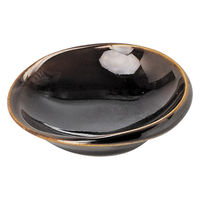 ヤマコー ハス切小皿 飴釉 27979 1個（直送品）