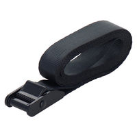 三共コーポレーション TRAD バックルカラー荷締ベルト 25mm×2m TCBー2BK 823528 1個（直送品）