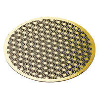 ヤマコー 真鍮・細密コースター 麻の葉 16274 1個（直送品）