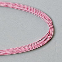 ヤマコー 飾りワイヤー(和紙巻)桃 20本入 65621 1セット(20本)（直送品）