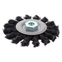 三共コーポレーション 建工快速 ホイルブラシ 鋼線ヒネリ 100mm KWBー100H 436122 1個（直送品）