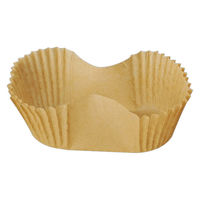 ヤマコー クックペーパーカップ 小判(大)未晒 500枚入 63145 1セット(500枚)（直送品）