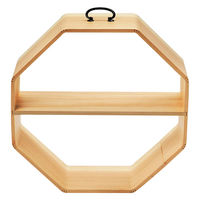 ヤマコー ひのき・曲げ八角手提料理棚 27157 1個（直送品）