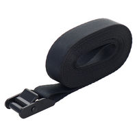 三共コーポレーション TRAD バックルカラー荷締ベルト 25mm×6m TCBー6BK 823530 1個（直送品）