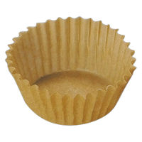 ヤマコー クックペーパーカップ 未晒 5F 500枚入 63141 1セット(500枚)（直送品）