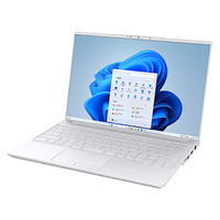 FUJITSU ノートパソコン ＦＭＶ　Ｕ７７ーＫ３　ホワイト　（Ｃｏｒｅ　Ｕｌｔｒａ　７　１５５Ｈ／１６ＧＢ） FMVU77K3WA（直送品）