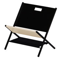 【軒先渡し】林製作所 アンダーデスクワゴン Ｘ脚折り畳みタイプ ブラック×ナチュラル YS-L8 1台（直送品）