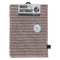株式会社藤栄 MOFU バスマット pocotto L 70×50cm ピーチ 4545229158997 1枚（直送品）