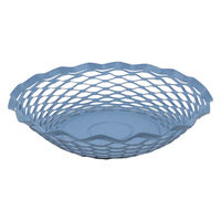 株式会社藤栄 ロジェ オルフェヴル ステンレスバスケット ラウンド ブルー 4545229167418 1枚（直送品）