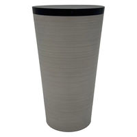 株式会社藤栄 ダスパースタイル 抗菌 トイレポット スモーク グレー DS-504 4545229168507 1個（直送品）