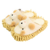 株式会社藤栄 アニマルモップスリッパ ハグモッピ 23~25cm イヌ HM-003 4545229168996 1足（直送品）