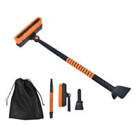 万方商事 スノーブラシ 2本組 a36075 1セット(2本入)（直送品）