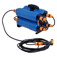 サンコー 水道に取り付けるだけで純水になる純水器 水シミZERO CHMP25SBL 1台（直送品）