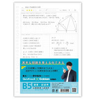 学研ステイフル QuizKnock クイズノック ルーズリーフ B5 30枚入 誤答・記述用 D03459 1セット(1冊×5)（直送品）