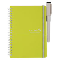 SHIROita シロイタ B6 方眼ノート ホワイトボード&ボードマーカー付き イエロー D09809 1セット(1冊×3)（直送品）