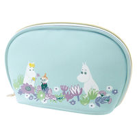 学研ステイフル MOOMIN ムーミン ペンポーチM ブルー H18031 1セット(1個×3)（直送品）