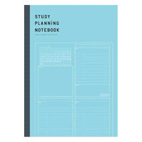 学研ステイフル QuizKnock クイズノック 勉強計画ノート B5 ブルー JD04039 1セット(1冊×5)（直送品）