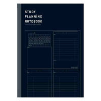 学研ステイフル QuizKnock クイズノック 勉強計画ノート B5 ブラック JD04040 1セット(1冊×5)（直送品）