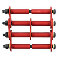 木村 ハンギングブラケット4連セットA アルマイトレッド M4R-A-RE 1個（直送品）