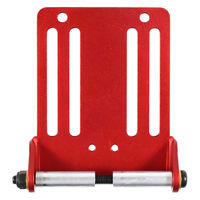 木村 フロートプレートL アルマイトレッド MFL-L-RE 1個（直送品）