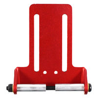木村 フロートプレートS アルマイトレッド MFL-S-RE 1個（直送品）
