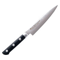 佐竹産業 ペティナイフ 13.5cm 木柄 鍛接ダマスカス鋼 69層 濃州正宗 日本製 255732 1個（直送品）