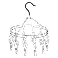 大木製作所 洗濯ハンガー ステンレスハンガー丸 からまない 12ピンチ 269617 1個（直送品）