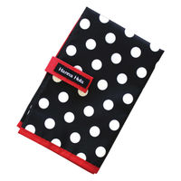 HALKARIN’S おむつ替えシート 撥水 ハンナフラ おむつ替えマット 撥水加工 ポルカブラック 280554 1個（直送品）