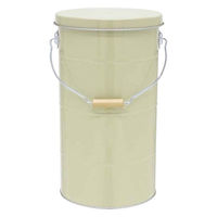 渡辺金属工業 米びつ 10kg OBAKETSU ライスストッカー アイボリー 312870 1個（直送品）