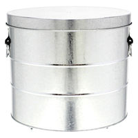 渡辺金属工業 米びつ 20kg キャスター付き OBAKETSU ライスストッカー シルバー 312881 1個（直送品）