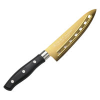 佐竹産業 穴明包丁 18cm チタンコーティング 濃州正宗 日本製 312902 1個（直送品）