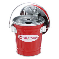 渡辺金属工業 灰皿 オハイザラ 0.35L ふた付き 卓上 はいざら レッド 326665 1個（直送品）