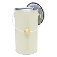 渡辺金属工業 ゴミ箱 12L おむつペール 消臭ペール obaketsu アイボリー 326681 1個（直送品）