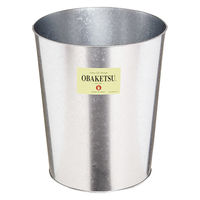 渡辺金属工業 バケツ 19L OBAKETSU シルバー フタなし 327786 1個（直送品）