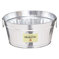 渡辺金属工業 たらい 口径30.5cm OBAKETSU シルバー 327794 1個（直送品）