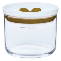 東洋佐々木ガラス 保存容器 キッチン マイデリカ キーパー S 380ml ブラウン 338514 1個（直送品）