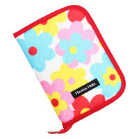 HALKARIN’S 母子手帳ケース M 大容量 収納 マルチケース ポケット ハンナフラ ポップフラワー 356827 1個（直送品）