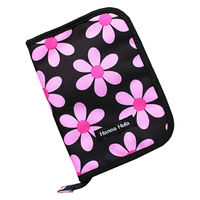 HALKARIN’S 母子手帳ケース M 大容量 収納 マルチケース ポケット ハンナフラ レトロフラワーピンク 356829 1個（直送品）