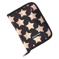 HALKARIN’S 母子手帳ケース M 大容量 収納 マルチケース ポケット ハンナフラ ロックスターブラック 356830 1個（直送品）