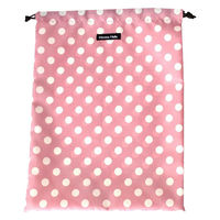 HALKARIN’S 巾着袋 L 消臭 抗菌 大 体操着入れ お着替え ハンナフラ HannaHula ポルカピンク 356947 1個（直送品）
