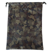 HALKARIN’S 巾着袋 L 消臭 抗菌 大 体操着入れ お着替え ハンナフラ HannaHula カモフラージュ 356951 1個（直送品）