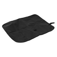 HALKARIN’S おむつ替えシート 撥水 マルチシート ブラック 洗濯可 洗える ハンナフラ HannaHula 356954 1個（直送品）