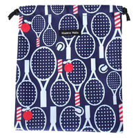 HALKARIN’S 巾着袋 M 消臭 抗菌 大 体操着入れ お着替え ハンナフラ HannaHula ブルー 356974 1個（直送品）