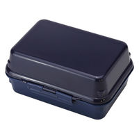 三好製作所 お弁当箱 1段 保冷剤一体型 490ml GEL-COOL plus deli ベリーブルー 359804 1個（直送品）