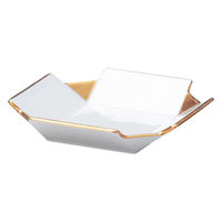 ミヤザキ食器 プレート 10cm M.STYLE 和心 皿 食器 和食器 強化磁器 有田焼 日本製 ゴールド 365134 1個（直送品）