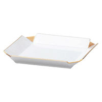 ミヤザキ食器 プレート 14cm M.STYLE 和心 皿 食器 和食器 強化磁器 有田焼 日本製 ゴールド 365138 1個（直送品）