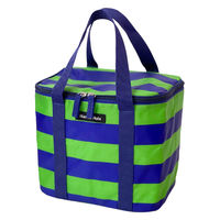 HALKARIN’S ランチバッグ 保温 保冷 Hanna Hula ハンナフラ ボーダーグリーン 365269 1個（直送品）