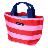 HALKARIN’S ミニトートバッグ Hanna Hula ハンナフラ 軽量 お散歩バッグ ボーダーレッド 365629 1個（直送品）